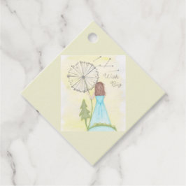 Etiquetas Para Lembrancinhas Deseje uma garotinha dandelion