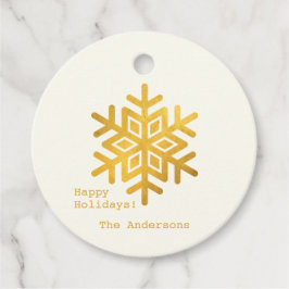 Etiquetas Para Lembrancinhas Desejos Simples ・ Natal Dourado e mínimo