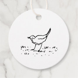 Etiquetas Para Lembrancinhas Desenho de Arte de Caneta de Pássaro de Desenho An