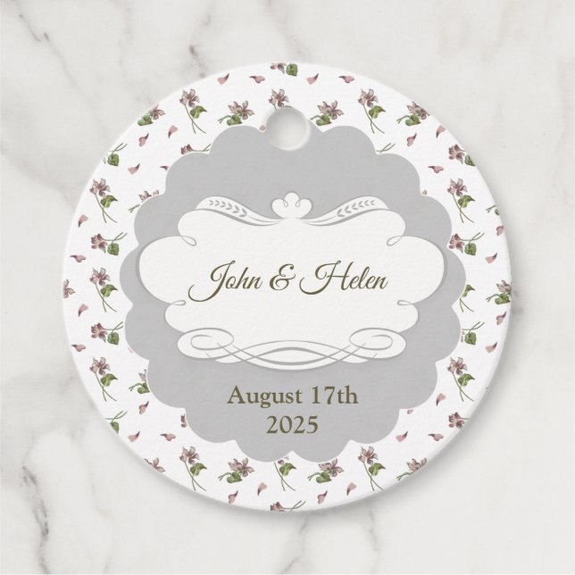 Etiquetas Para Lembrancinhas Design (Frente)