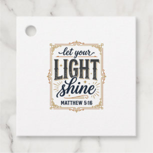 Etiquetas Para Lembrancinhas Design Cristiano Deixe Sua Luz Brilhar Mateus 5_16