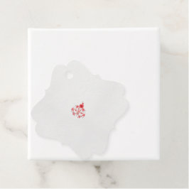 Etiquetas Para Lembrancinhas design de uma flor vermelha sobre fundo branco