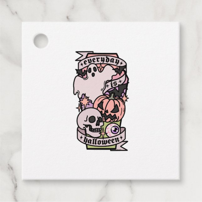 Etiquetas Para Lembrancinhas Dia das Bruxas (Frente)