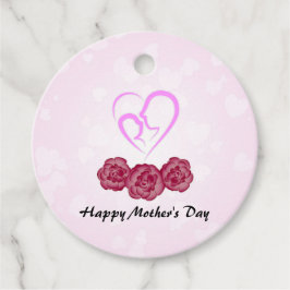 Etiquetas Para Lembrancinhas Dia de as mães de Carnação da Mãe e Bebê