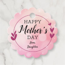 Dia de as mães Elegante Simples Rosa