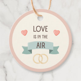 Etiquetas Para Lembrancinhas Dia de os namorados - O amor está no ar