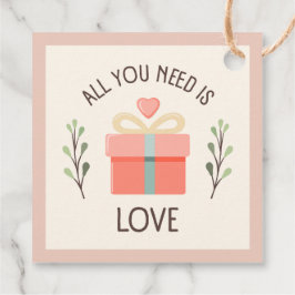 Etiquetas Para Lembrancinhas Dia de os namorados - Tudo que você precisa é amor