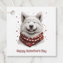 Dia dos Namorados Samoyed Dog
