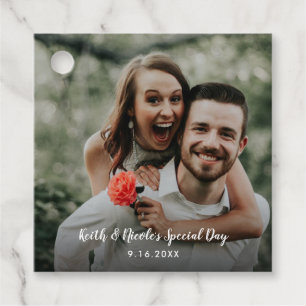 Etiquetas Para Lembrancinhas Dia Especial de Casamento de Fotos Recém-casados