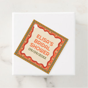 Etiquetas Para Lembrancinhas Diversão Retro Boho Artesanal PERSONALIZADA Chá de