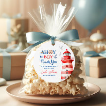 Doce Branco Azul Vermelho Náutico Ahoy Menino Faro