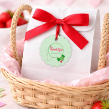 Doce Morango de 1º Aniversário Obrigado