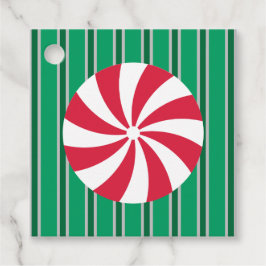 Etiquetas Para Lembrancinhas Doces de hortelã-pimenta de Natal divertida e Rico