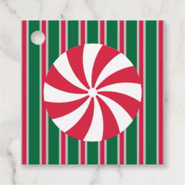 Etiquetas Para Lembrancinhas Doces de hortelã-pimenta de Natal divertida e Rico