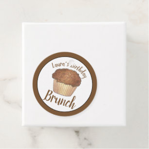 Etiquetas Para Lembrancinhas Domingo Breakfast Brunch Streusel Crumb Muffin