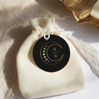 Etiquetas Para Lembrancinhas Dourado Casamento da Lua