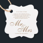 Etiquetas Para Lembrancinhas Dourado Script, Sr. e Sra. Wedding, Mensagem Obrig<br><div class="desc">Dourado Script Sr. e Sra. Wedding Obrigado Mensagem Favoritos</div>