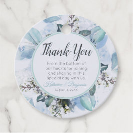 Etiquetas Para Lembrancinhas Dusty Blue Botanical Weding Obrigado