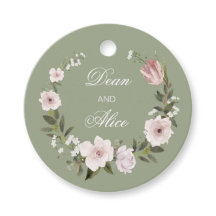 Dusty Pink Boho Água Floral Casamento Pastel