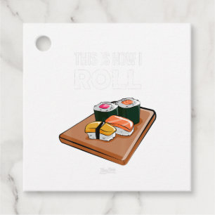 Etiquetas Para Lembrancinhas É Assim Que Eu Rolo Sushi Chef Engraçado Sushi L