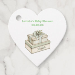 Etiquetas Para Lembrancinhas Editable Vintage Neutral Baby Shower
