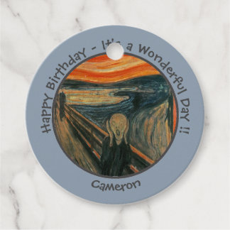 Etiquetas Para Lembrancinhas Edvard Munch A Coleção De Itens Da Parte Do Gritar