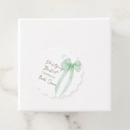 Etiquetas Para Lembrancinhas Ela é Arco Verde Chá de panela Casando