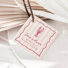 Etiquetas Para Lembrancinhas Ela é um Prêmio | Churrasco de Noivado de Lagosta 