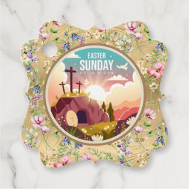 Etiquetas Para Lembrancinhas Ele é Risen e Celebração da Ressurreição domingo