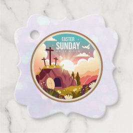 Etiquetas Para Lembrancinhas Ele é Risen e Celebração da Ressurreição domingo