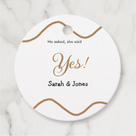 Etiquetas Para Lembrancinhas Ele perguntou ela disse sim noivado simples minima