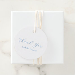 Etiquetas Para Lembrancinhas Elegant Blue and White Coastal Chic Wedding