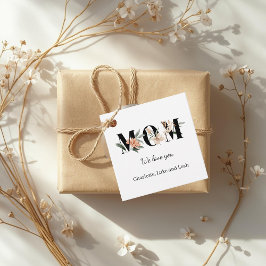 Etiquetas Para Lembrancinhas Elegant Floral Personalized Mom Favor Tags