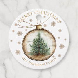 Etiquetas Para Lembrancinhas Elegant Merry Christmas Holiday Tree
