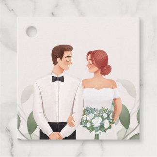 Etiquetas Para Lembrancinhas Elegant wedding favor tags