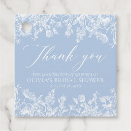 Etiquetas Para Lembrancinhas Elegante Algo Azul Chá de Noiva Vitoriano