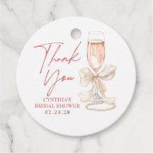 Elegante Arco Branco Prosecco Bridal Shower Obriga