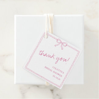 Etiquetas Para Lembrancinhas Elegante Arco Desenhado à Mão Chuveiro de Noiva Ag