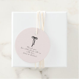 Etiquetas Para Lembrancinhas elegante cor-de-rosa