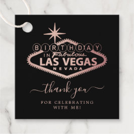 Etiquetas Para Lembrancinhas Elegante Festa de aniversário Las Vegas Obrigado