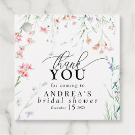 Etiquetas Para Lembrancinhas Elegante Flor de Campo Floral Chás de Noiva Agrade