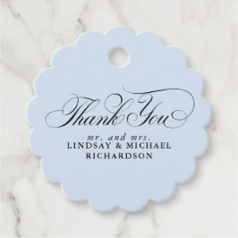 Etiquetas Para Lembrancinhas Elegante Obrigado Casamento Azul Dusty