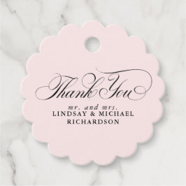 Etiquetas Para Lembrancinhas Elegante Obrigado Casamento Rosa