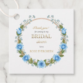 Etiquetas Para Lembrancinhas Elegantes Rosas Azuis Empoeiradas Baby's Breathe O