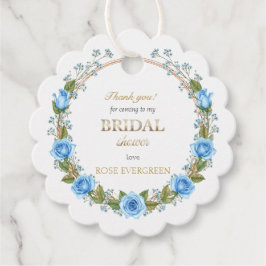 Etiquetas Para Lembrancinhas Elegantes Rosas Azuis Empoeiradas Baby's Breathe O