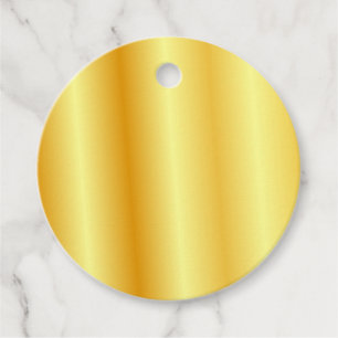 Etiquetas Para Lembrancinhas Elemento metálico Dourado Falso Adicionar Logotip