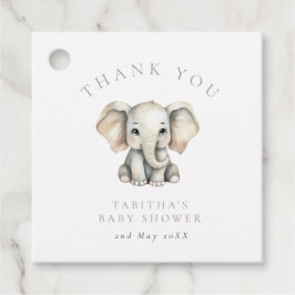 Etiquetas Para Lembrancinhas Elephant Little Peanut Baby Shower Thank You