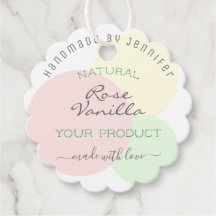 Embalagem de produto para cores de pastel de Model