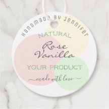 Embalagem de produto para cores de pastel de Model