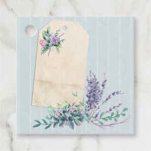 Etiquetas Para Lembrancinhas Embelagem do Scrapbook de Colagem Floral Striped